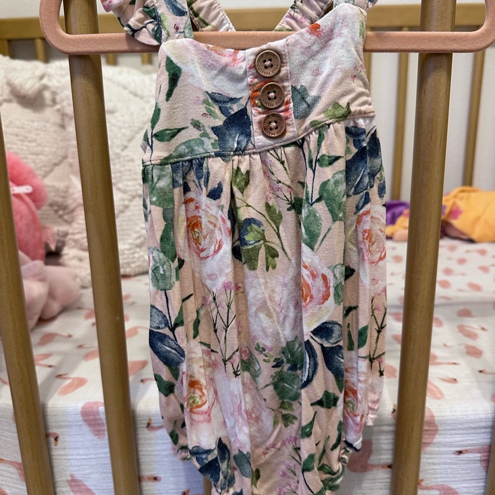 Posh Peanut Floral Baby Outfit